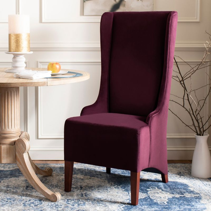 Becall 20''H Dining Chair - Bordeaux - Safavieh