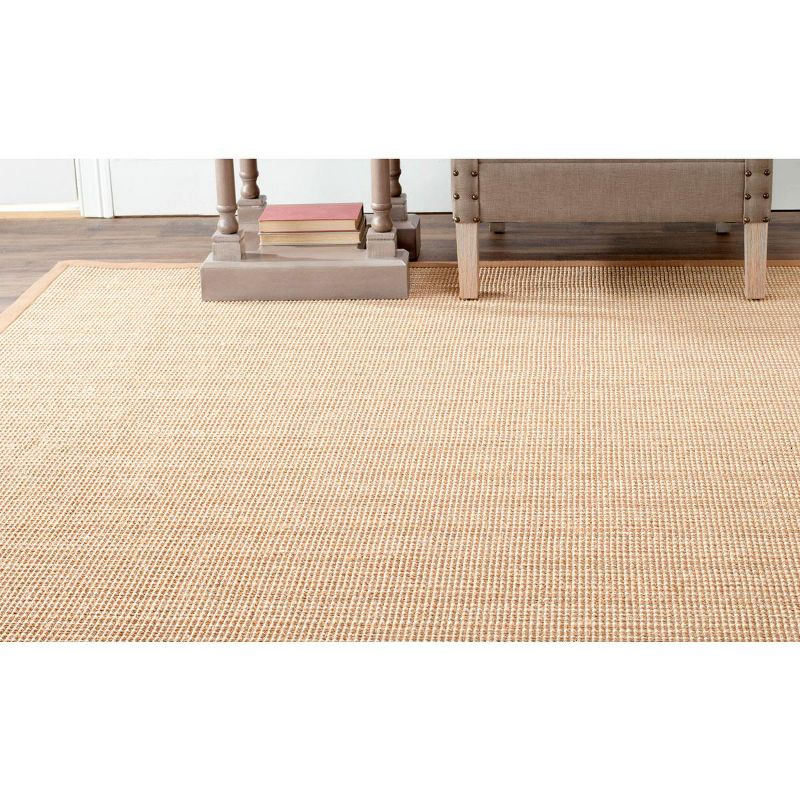 Natural Fiber NF442 Power Loomed Indoor Area Rug - Tan/Tan - 7'6"x9'6" - Safavieh.