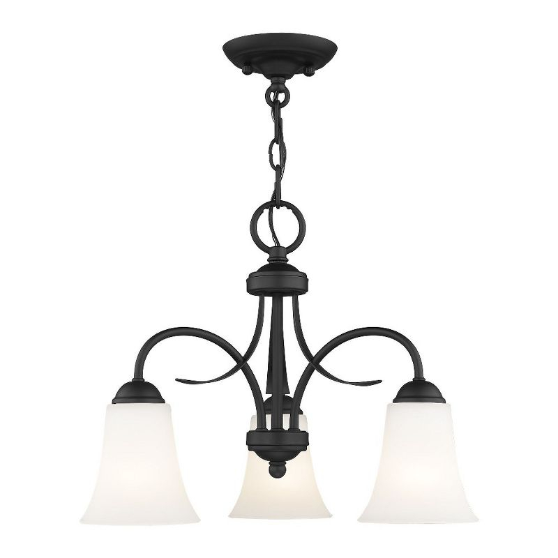Livex Lighting Ridgedale 3 - Light Flush Mount in  Black