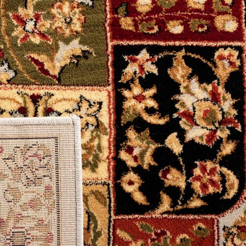 Lyndhurst LNH318 Power Loomed Area Rug Grey / Multi 4' X 6' - Safavieh.
