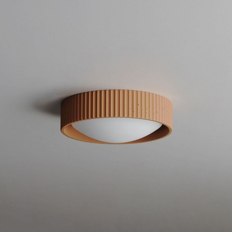 ET2 Lighting Souffle 1 - Light Flush Mount in  Terracotta