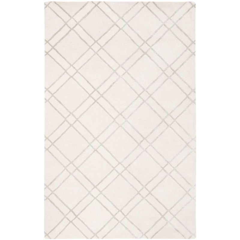 Himalaya HIM901 Handmade Area Rug - 8'x10' - Ivory/Silver - Safavieh