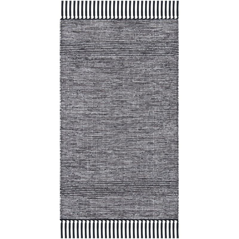 Montauk MTK620 Hand Woven Area Rug - Charcoal/Black - 3'x5' - Safavieh.