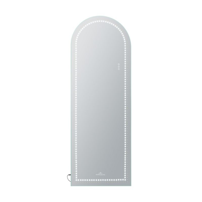 Impressions Vanity Stage Lite Arch Full Length Vanity Mirror Dotted