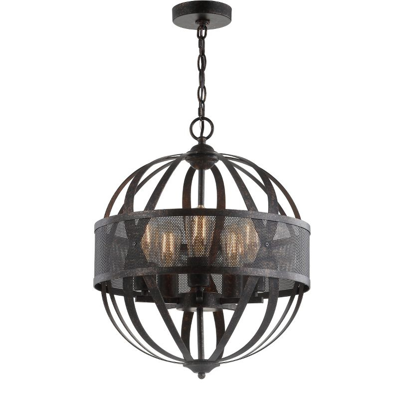 Colby 5 Light 16.75" Pendant - PND4057 - Brass - Safavieh