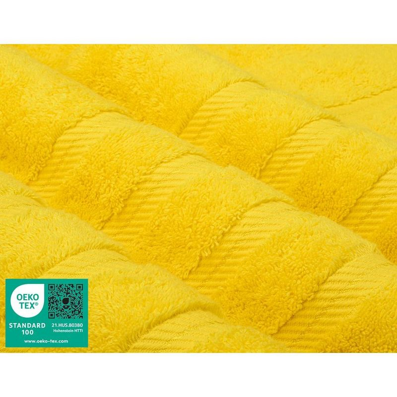American Soft Linen 100% Cotton Jumbo Large Bath Towel, 35 in by 70 in Bath Towel Sheet, Yellow