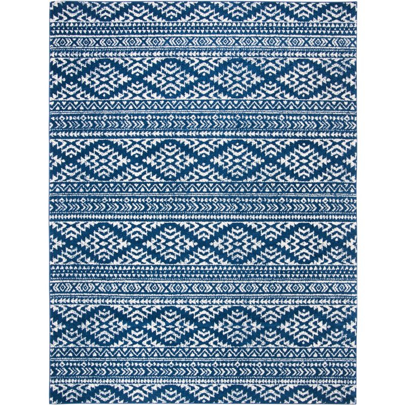 Tulum TUL272 Power Loomed Area Rug - Navy/Ivory - 8'x10' - Safavieh.