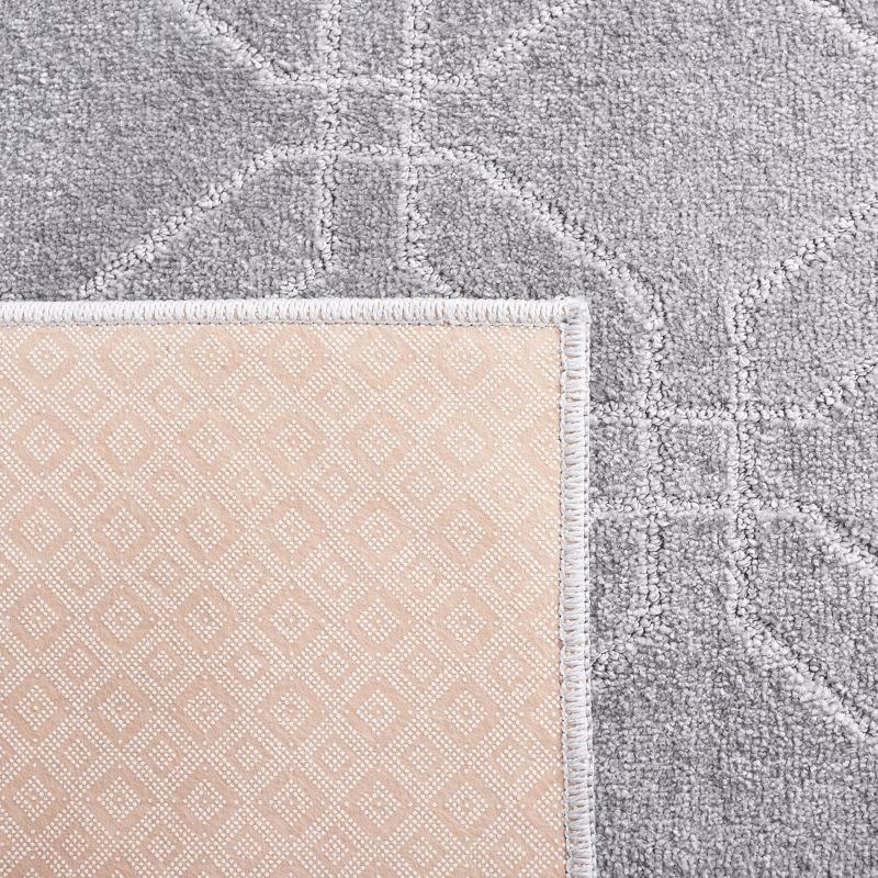 Pattern and Solid PNS406 Power Loomed Area Rug - Grey - 5'3"x7'6" - Safavieh.