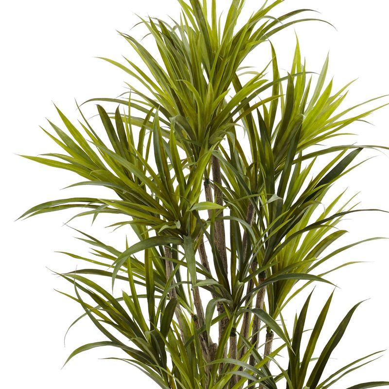 Nearly Natural, Dracaena Silk Tree - (5"): Lush Foliage, Indoor Decor, No Maintenance Required