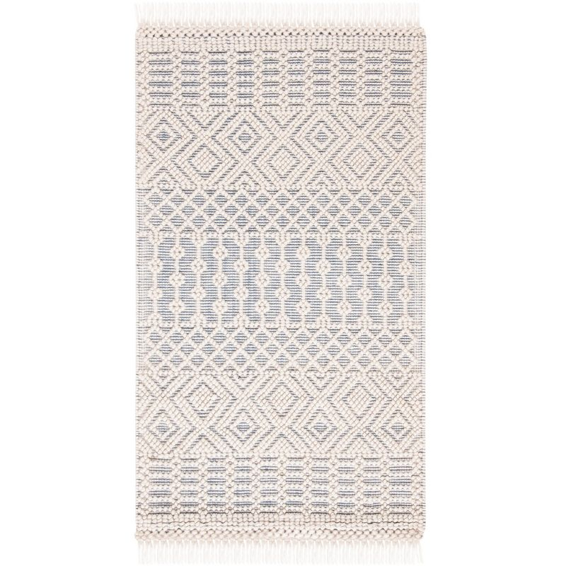 Natura NAT852 Hand Loomed Area Rug - Ivory/Grey - 3'x5' - Safavieh.