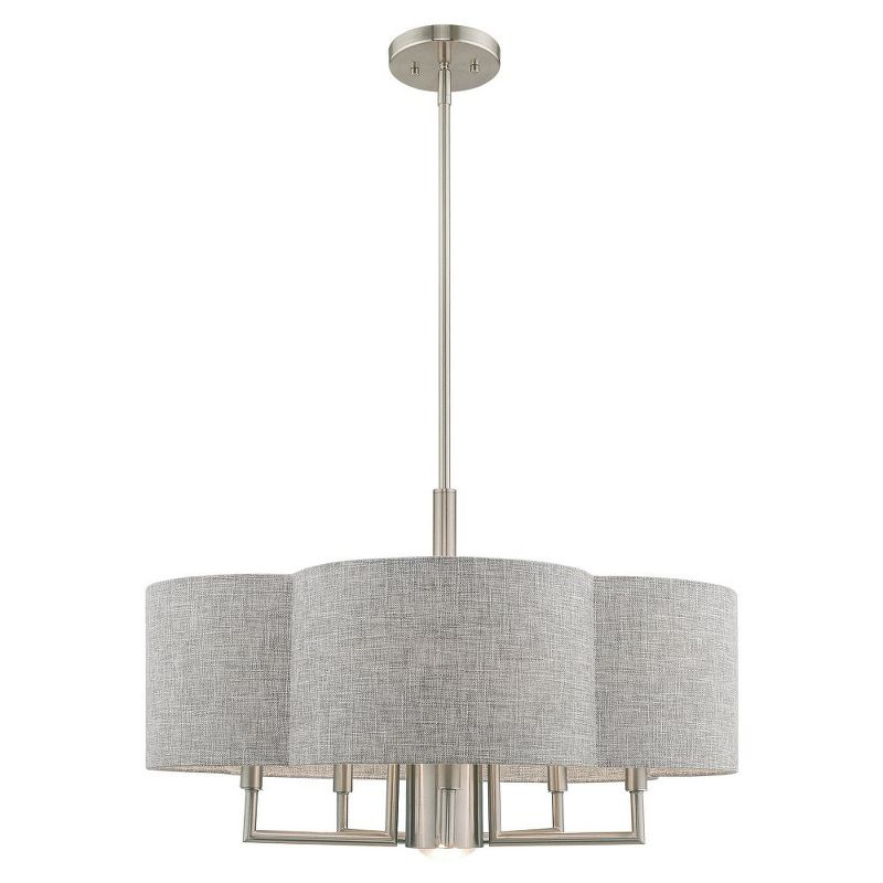 Livex Lighting Kalmar 5 - Light Chandelier in  Brushed Nickel