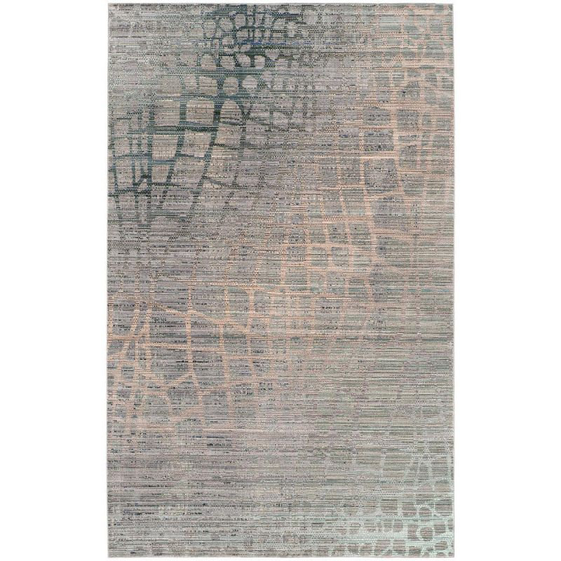 Valencia VAL204 Power Loomed Accent Rug Grey / Multi 3' X 5' - Safavieh.