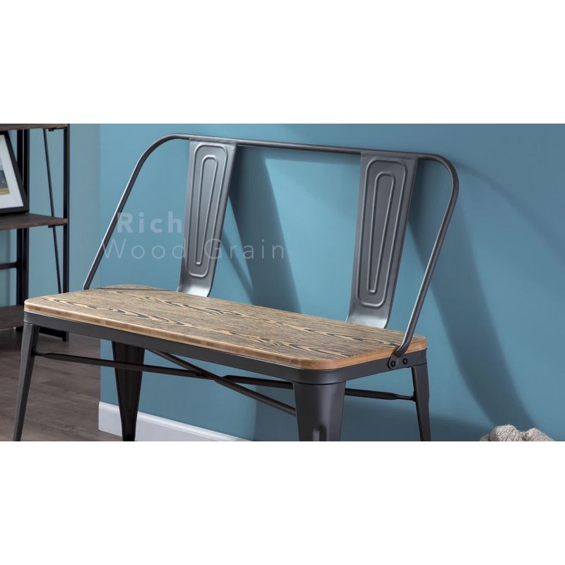 Oregon Industrial Dining/Entryway Bench - Lumisource