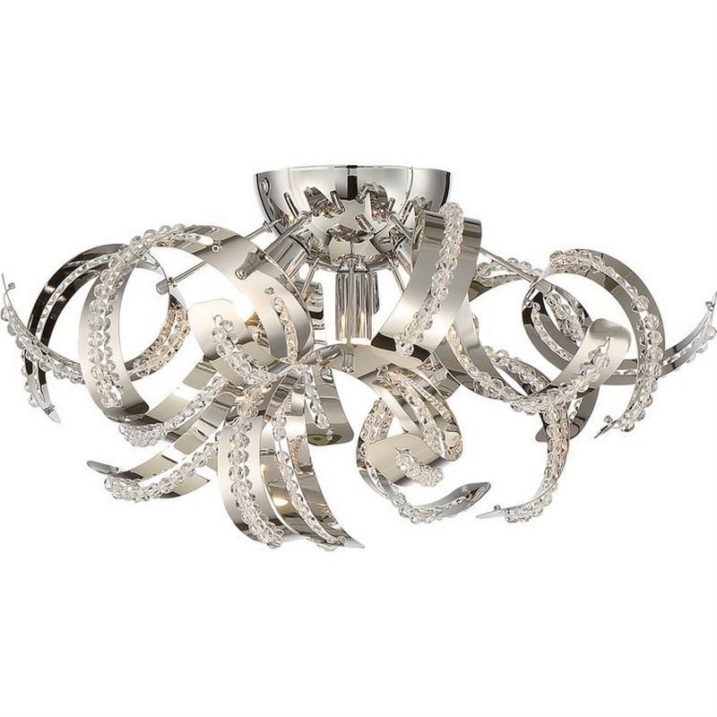Quoizel Lighting Ribbons 4 - Light Flush Mount in  Millenia