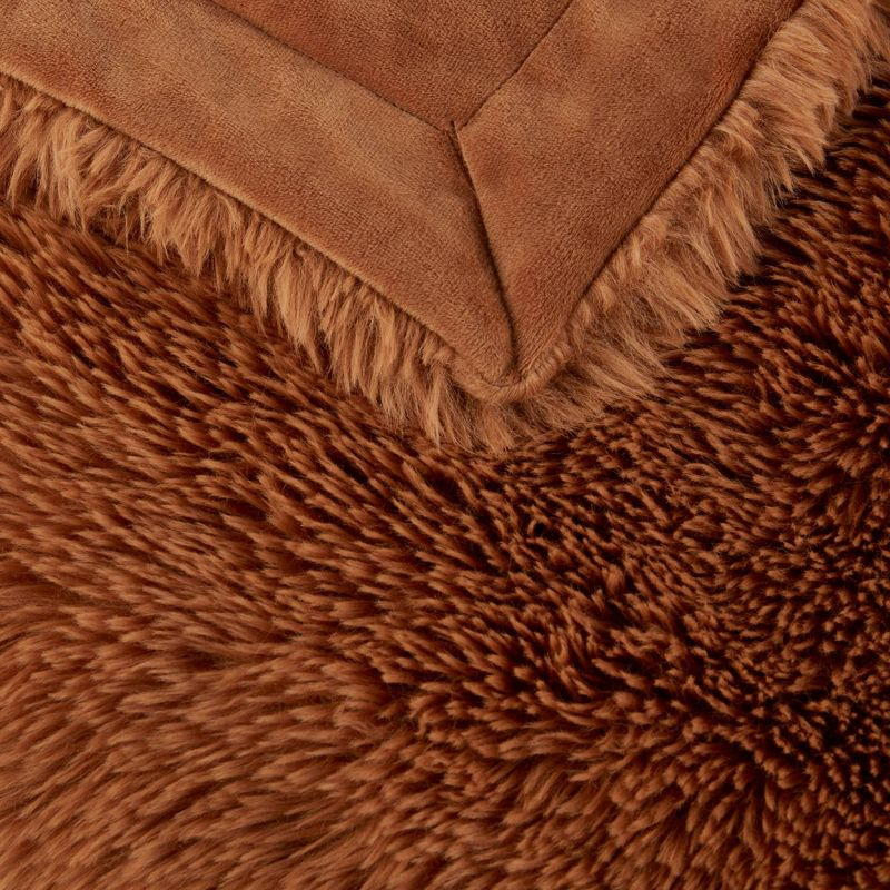 50"x60" Amaya Faux Fur Throw Blanket - Madison Park