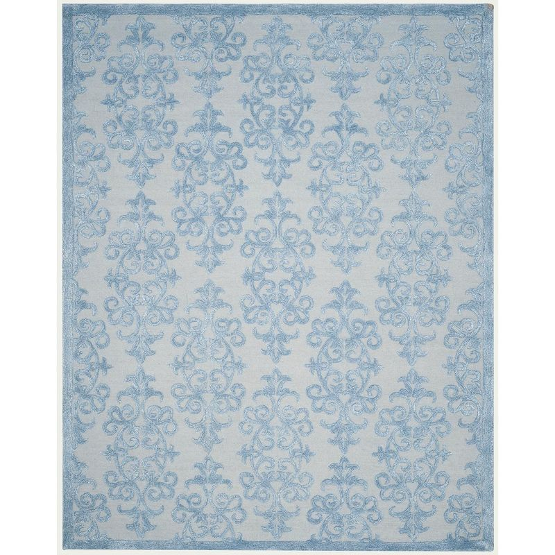 Bella BEL127 Hand Tufted Area Rug - Blue - 8'x10' - Safavieh.