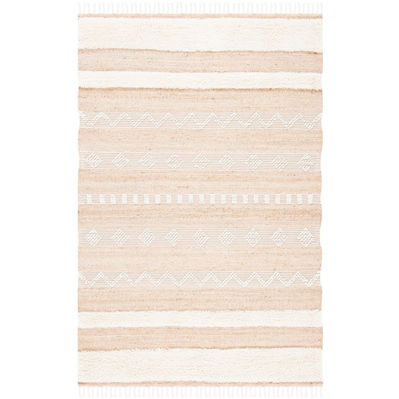 Natura NAT123 Hand Woven Area Rug - Natural/Ivory - 3'x5' - Safavieh.