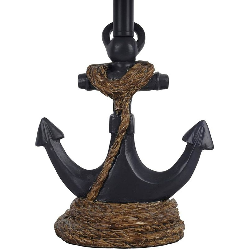 Decor Therapy Saylor Anchor Resin Table Lamp Navy