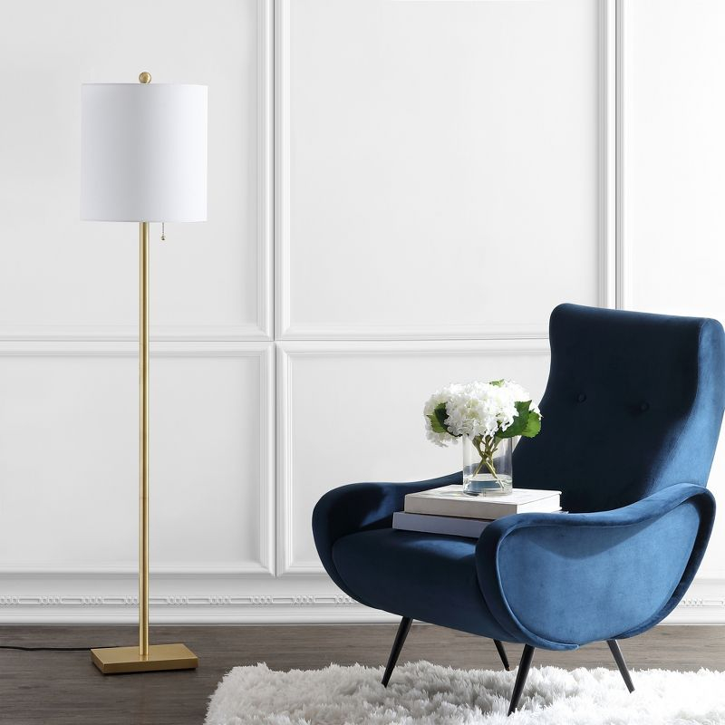 Octavius Floor Lamp - FLL4055 - Brass - Safavieh