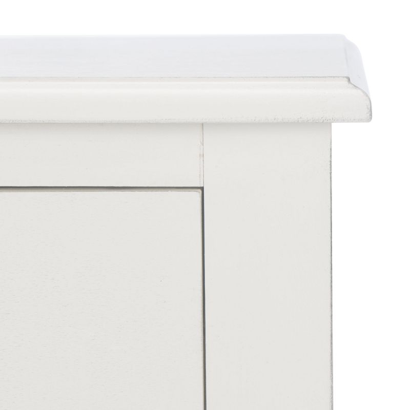 Athena Accent Table - ACC5703A - Distressed White - Safavieh