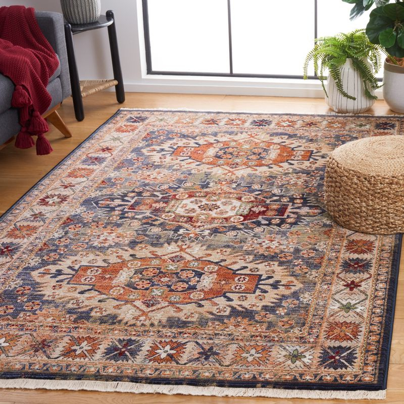 Vintage Persian VTP645 Power Loomed Area Rug - Cream/Rust - 5'3"x7'7" - Safavieh.