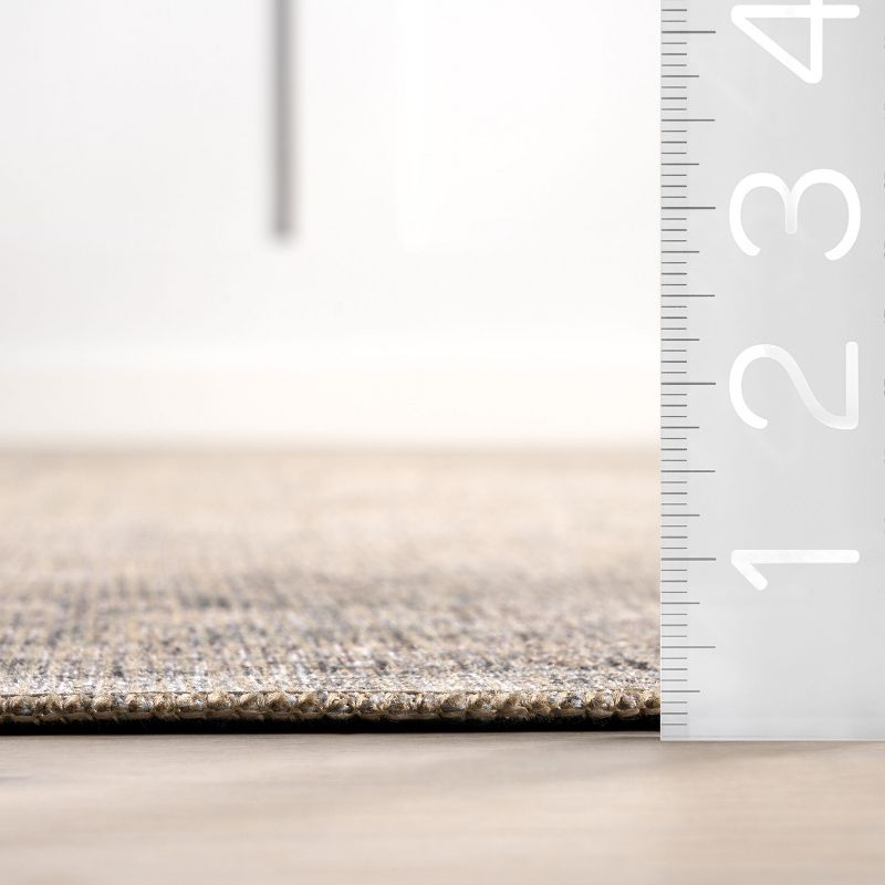 Nuloom Hillstone Collection Else Traditional Vintage Medallion Area Rug, 4' x 6', Beige