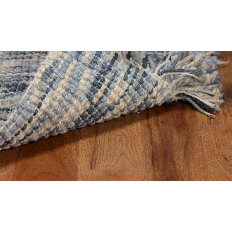 Natural Fiber NF869 Hand Woven Area Rug - Blue/Ivory - 3'x5' - Safavieh.