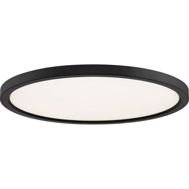 Quoizel Lighting Outskirts 1 - Light Flush Mount in  Oil Rubbed Bronze