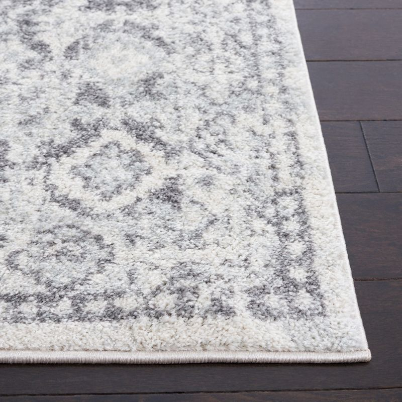 Tulum TUL280 Power Loomed Area Rug - Ivory/Grey - 6'7"x6'7" - Safavieh.