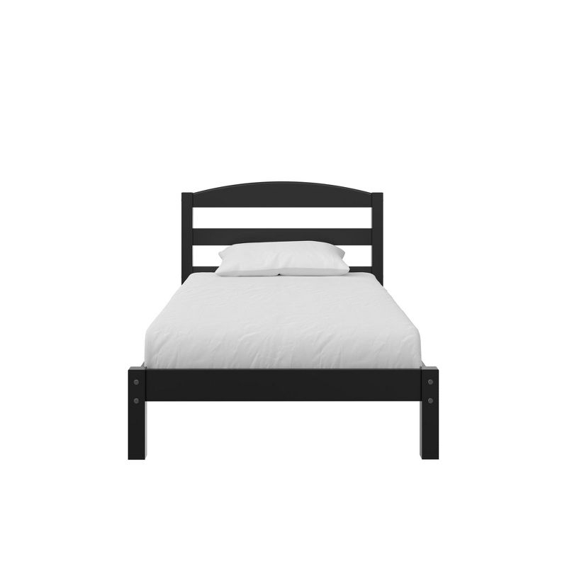 DHP Braylon Twin Size Wooden Bed Frame, Black