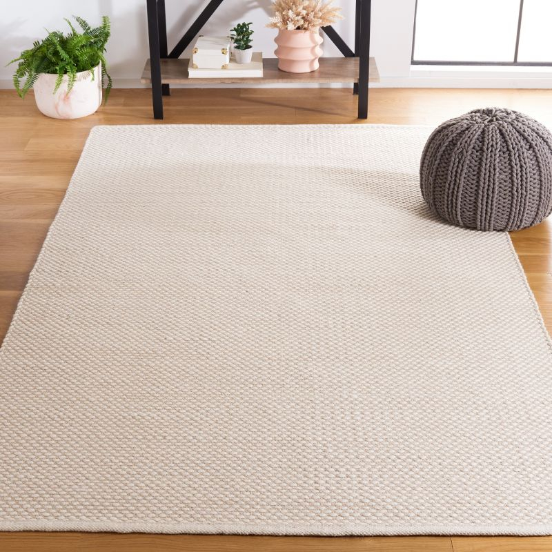 Vermont VRM650 Flat Weave Indoor Area Rug - Ivory - 6'x9' - Safavieh