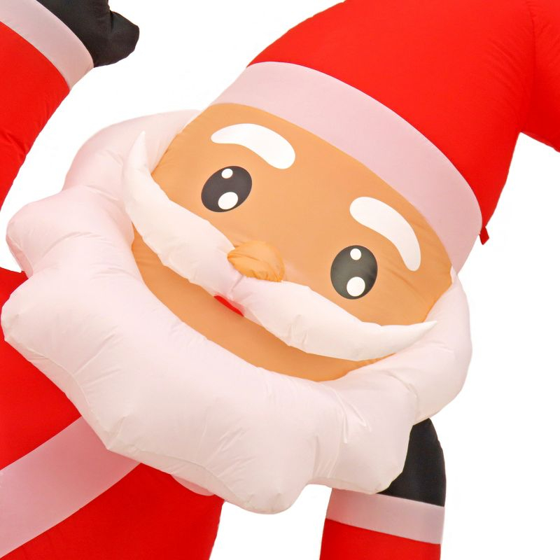 National Tree Company Inflatable Waving Santa