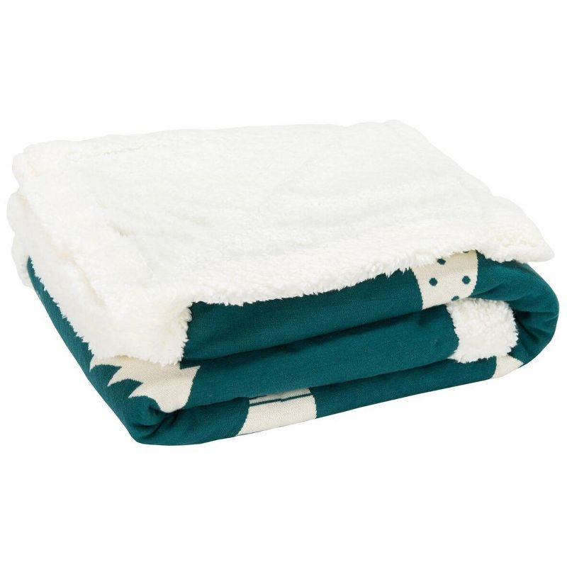 Cedar Faux Shearling Throw - Green - 50" X 60" - Safavieh.