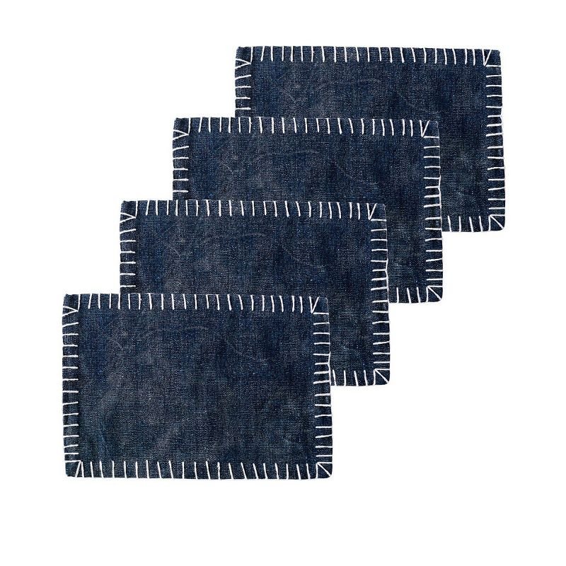 Dakota Fields Seabridge Carter Cotton Placemat Set 4