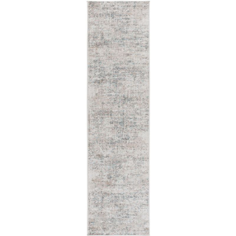 Adirondack ADR207 Non-Shedding Power Loomed Indoor Runner Rug - Beige/Slate - 2'6"x6' - Safavieh