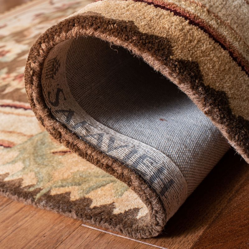 Empire EM823 Hand Tufted Indoor Accent Rug - Brown/Beige - 3'x5' - Safavieh