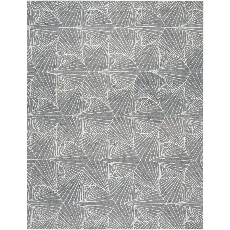 Micro-Loop MLP174 Hand Tufted Area Rug - Grey/Ivory - 8'x10' - Safavieh.