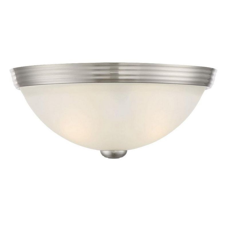 Savoy House NULL 2 - Light Flush Mount in  Satin Nickel