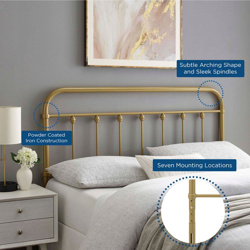 Modway Sage King Metal Headboard