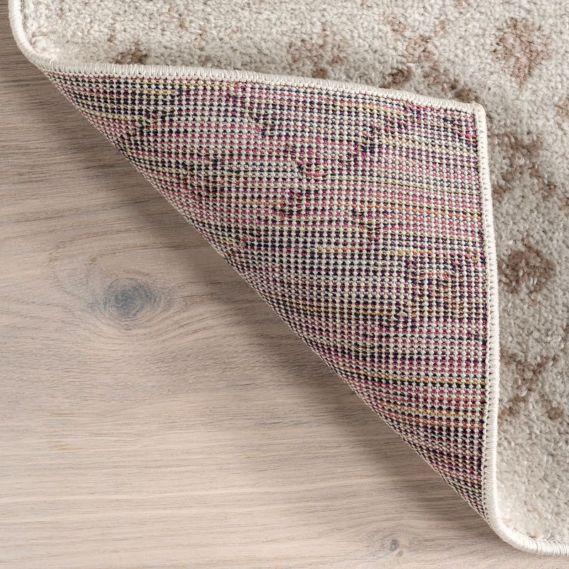 Nuloom Moroccan Blythe Indoor Area Rug, Round 6', Neutral