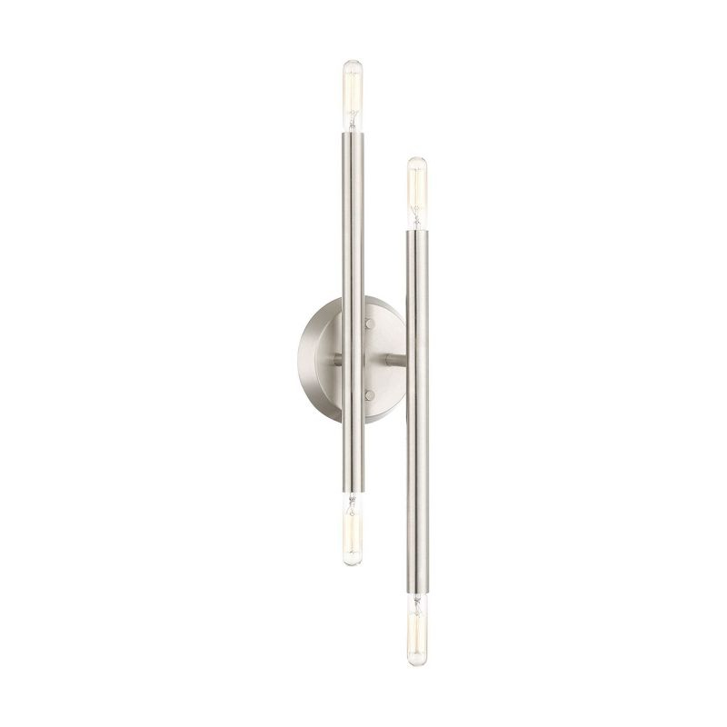 Livex Lighting Soho 4 - Light Wall Light in  Brushed Nickel