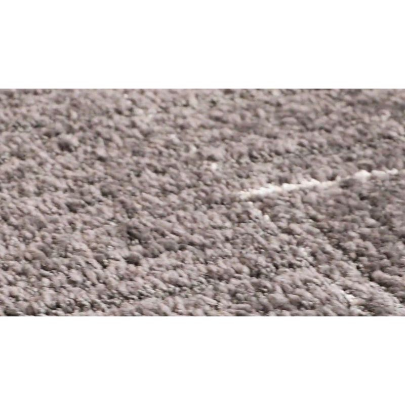 2'7"x7' Carmody Transitional Geometric Rug Gray - Balta Rugs: Indoor Runner, Medium Pile, Fade & Stain Resistant