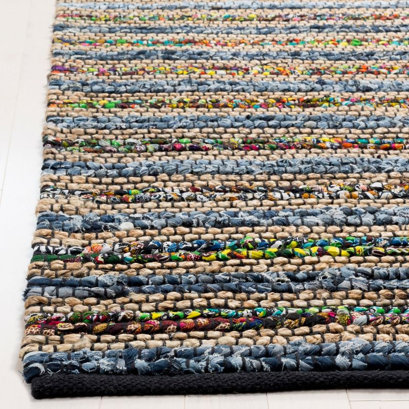 Cape Cod CAP361 Hand Woven Area Rug - Blue/Multi - 5'x8' - Safavieh.