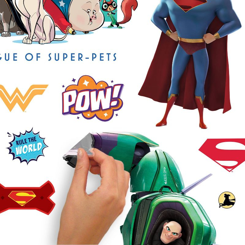 RoomMates DC League of Super-Pets Kids' Peel and Stick Wall Decals