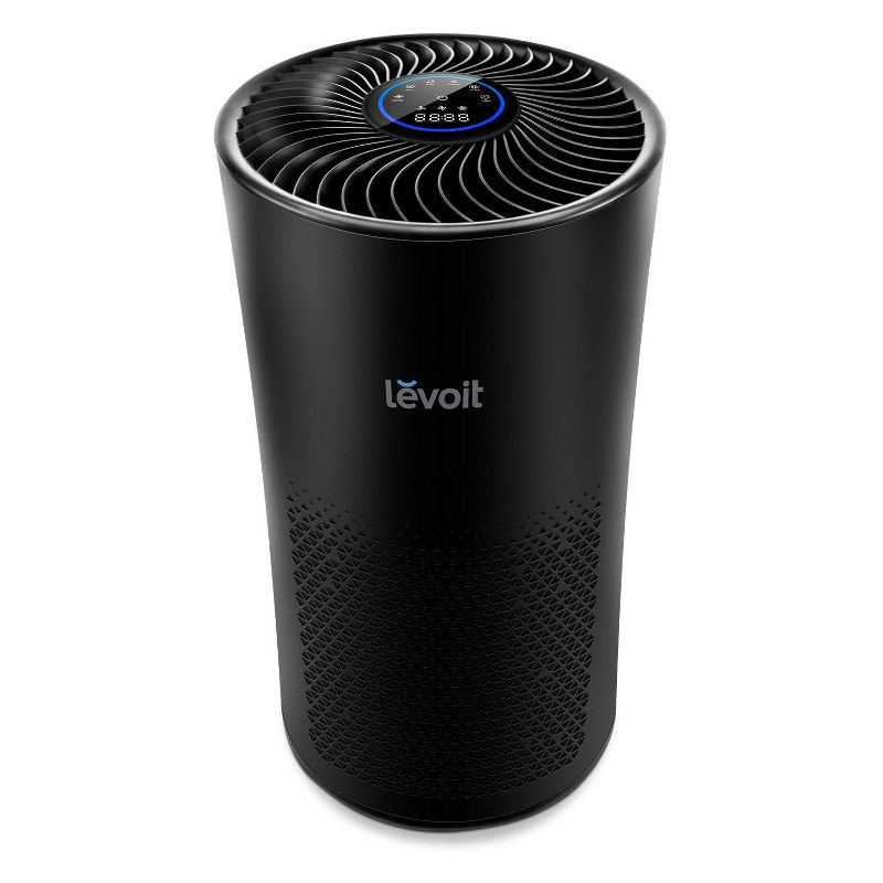 Levoit MetaAir Air Purifier Black: Energy Star, 4 Settings, 500-800 sq. ft., Captures Smoke & Allergens, Carbon Filter