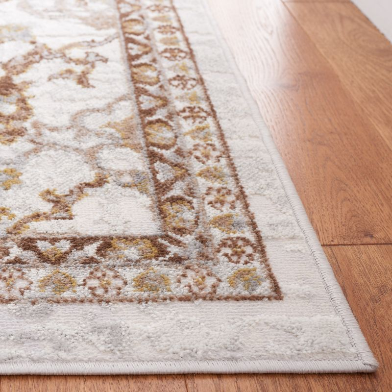 Palma PAM336 Power Loomed Indoor Area Rug - 5'3"x5'3" - Beige/Brown - Safavieh