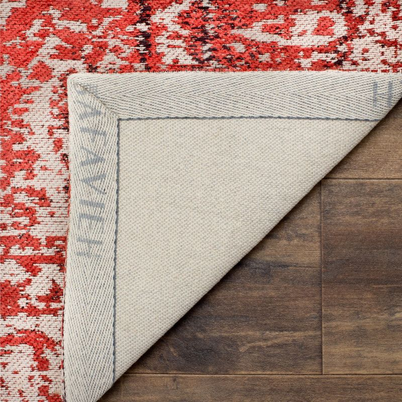 Classic Vintage CLV125 Power Loomed Area Rug - Red - 5'x8' - Safavieh.