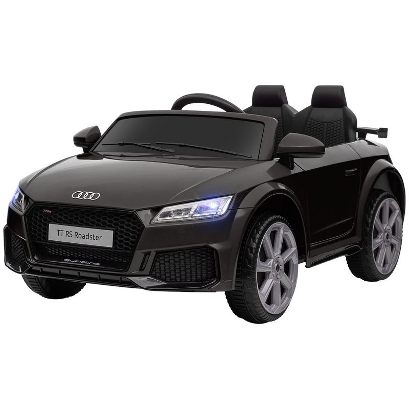 Aosom 6V Kids Electric Ride On Car, Licensed Audi TT RS with Seat and Remote Control, Horn, Music, MP3 - Black