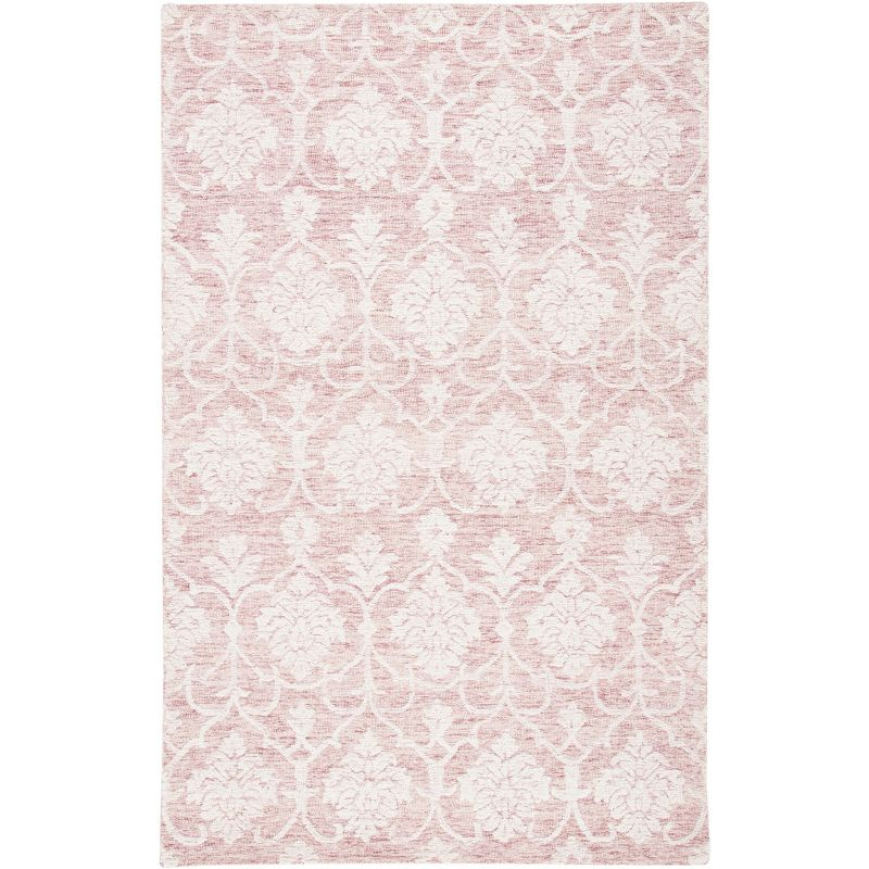 Metro MET996 Hand Tufted Indoor Area Rug - Pink/Ivory - 5'x8' - Safavieh