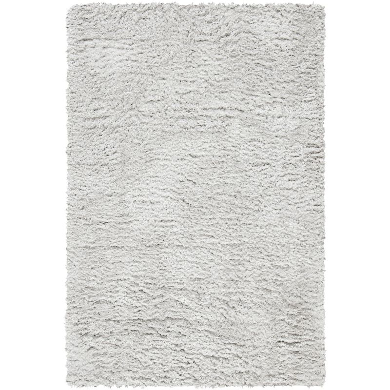 Madrid Shag 200 MDG256 Power Loomed Indoor Area Rug - Silver - 4'x6' - Safavieh
